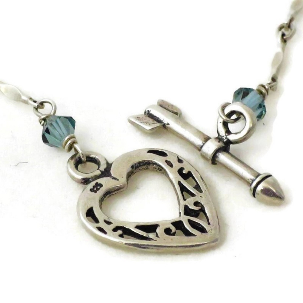 Sterling Butterfly Necklace Regencycore Blue Agate Mariposa Fantasy - Picture 4 of 8